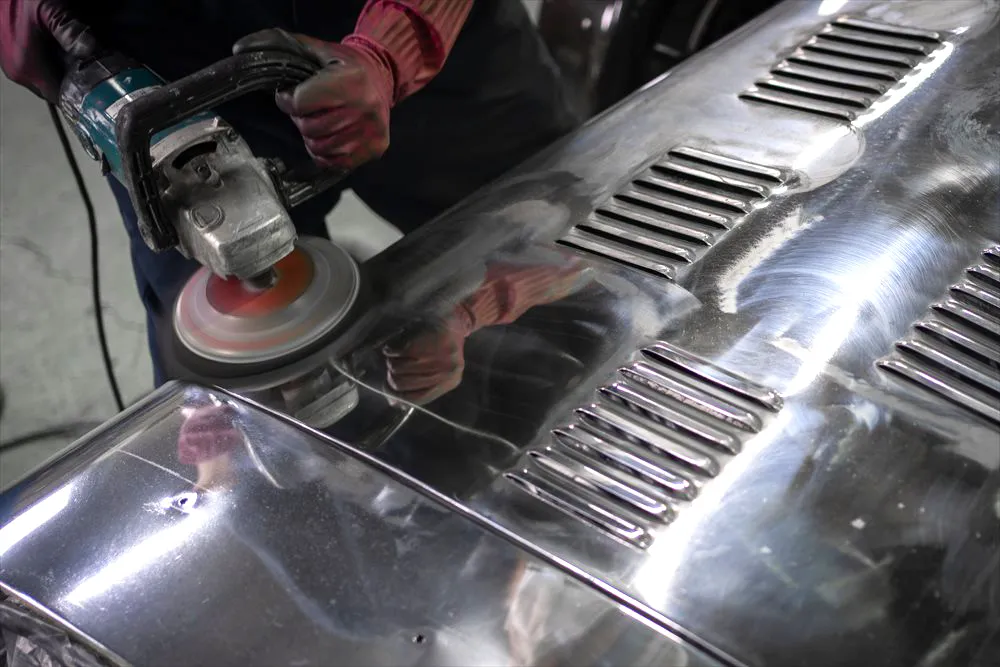 ポリッシュ作業②