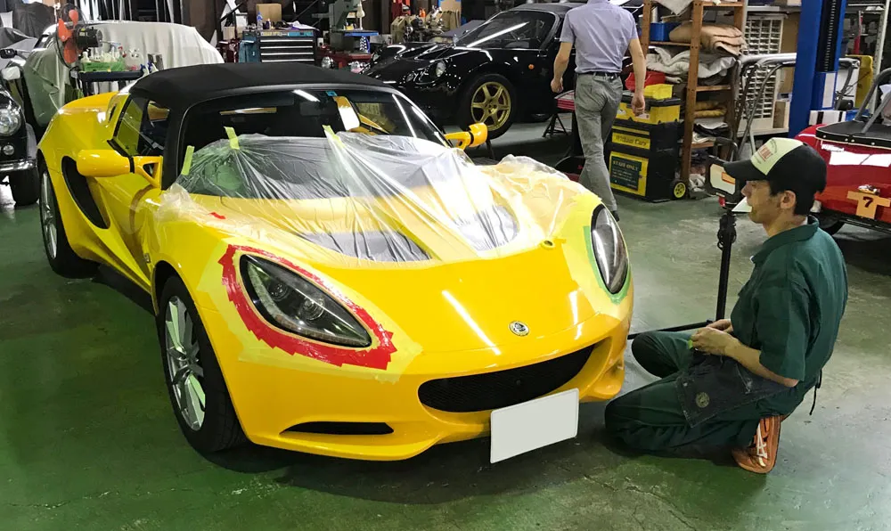 ヘッドライト・リフレッシュ作業