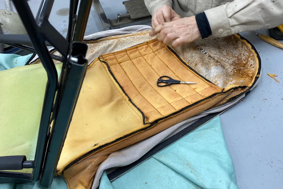 シートリフレッシュ作業①