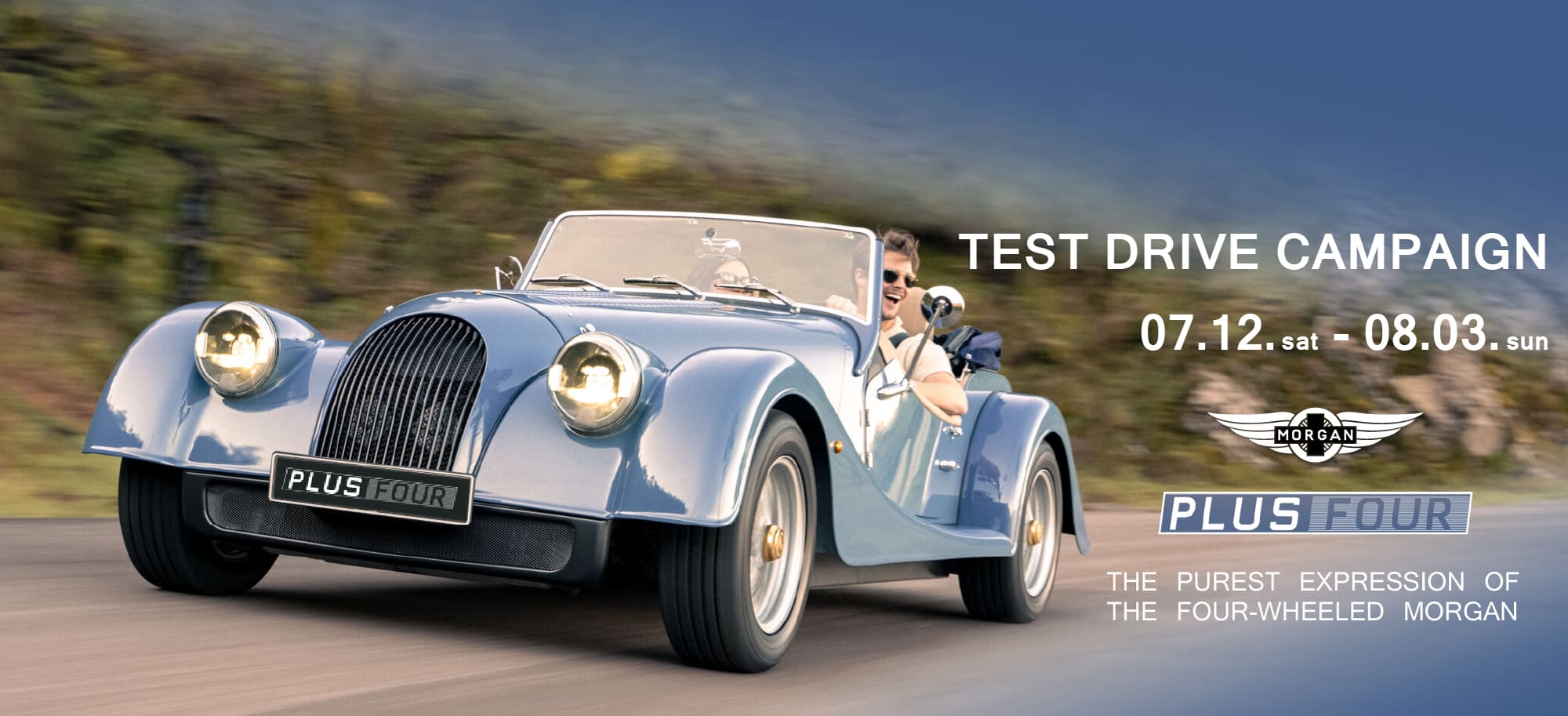 Morgan Plus Four Test Drive Campaign