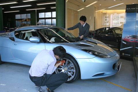 EVORA試乗車